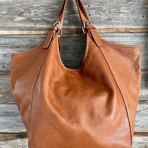 Gianni Chiarini Vintage Italian Leather Hobo Slouchy Handbag